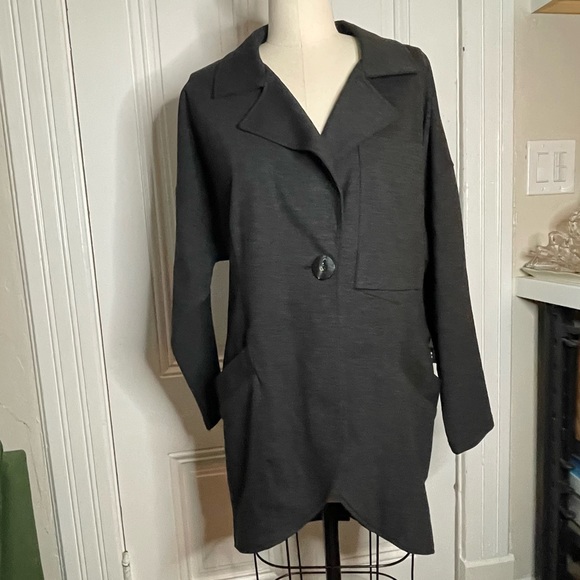 CAbi Gray Lisbon Topper Ponte Jacket size small - Picture 5 of 14